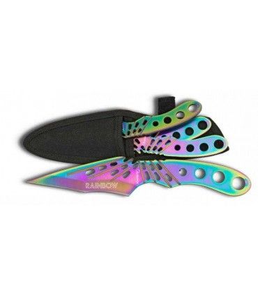 Set de CUCHILLOS LANZADORES "RAINBOW" MARTINEZ ALBAINOX 32342