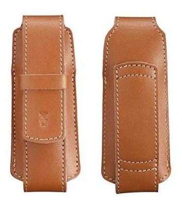FUNDA "CHIC" DE CUERO MARRÓN OPINEL 002180