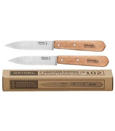 JUEGO DE CUCHILLOS PATATEROS CARBONO Nº102 OPINEL 001222