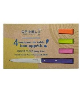 JUEGO DE CUCHILLOS DE MESA "ESTILO POP" Nº125 OPINEL 001532