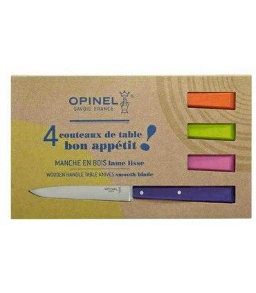 JUEGO DE CUCHILLOS DE MESA "ESTILO POP" Nº125 OPINEL 001532