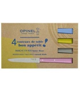 JUEGO DE CUCHILLOS DE MESA "ESTILO RÚSTICO" Nº125 OPINEL 001533