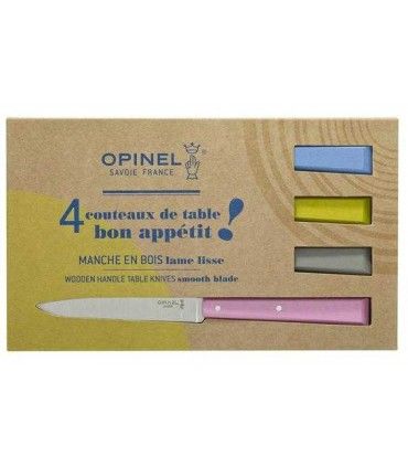 JUEGO DE CUCHILLOS DE MESA "ESTILO RÚSTICO" Nº125 OPINEL 001533