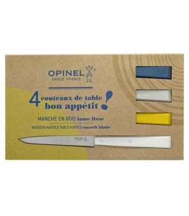JUEGO DE CUCHILLOS DE MESA "ESTILO CELESTE" Nº125 OPINEL 002040