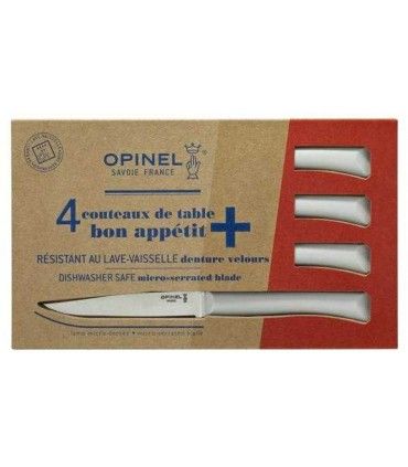 JUEGO DE CUCHILLOS DE MESA MICRODENTADOS Nº125 OPINEL 001904