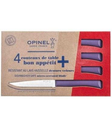 JUEGO DE CUCHILLOS DE MESA MICRODENTADOS Nº125 OPINEL 002199
