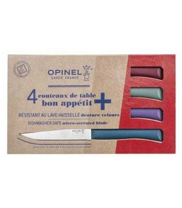 JUEGO DE CUCHILLOS DE MESA MICRODENTADOS Nº125 OPINEL 002197