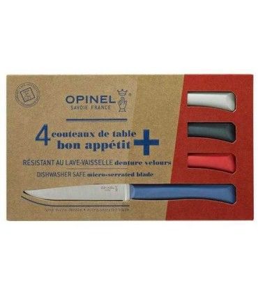 JUEGO DE CUCHILLOS DE MESA MICRODENTADOS Nº125 OPINEL 002048
