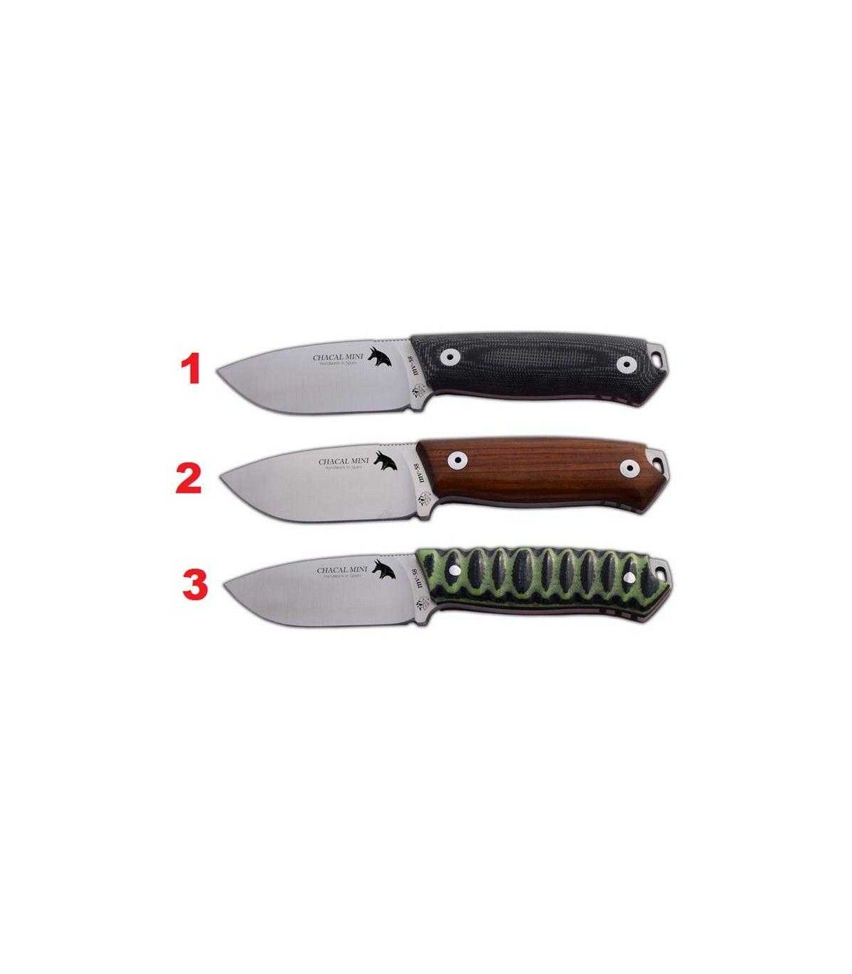 CUCHILLO DESOLLADOR "CHACAL MINI" J&V CDA 1385-M1