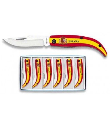 SET DE NAVAJAS TEMÁTICAS " ESCUDO ESPAÑA" MARTÍNEZ ALBAINOX 18625