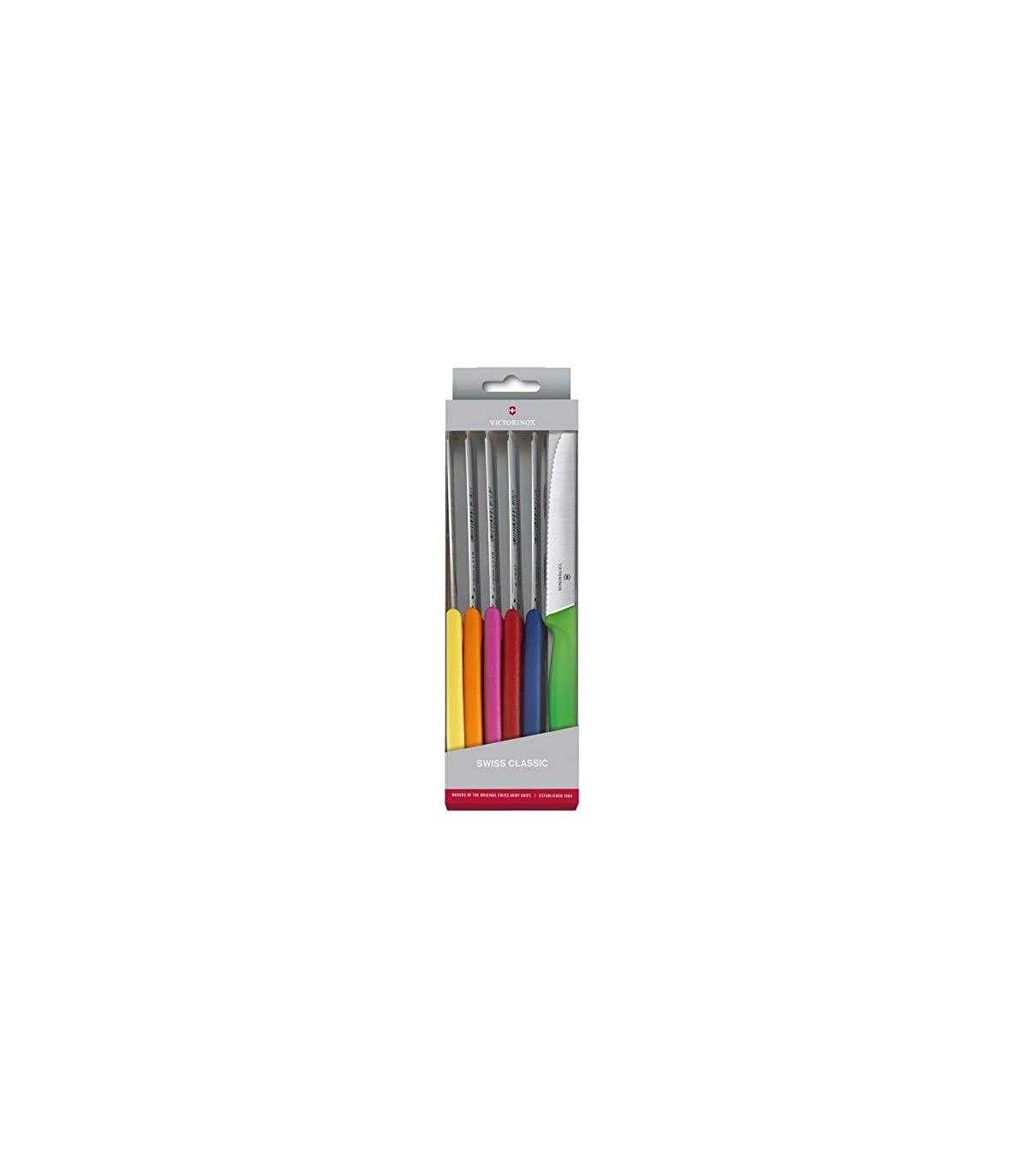 JUEGO DE CUCHILLOS DE MESA SURTIDOS "SWISS CLASSIC "VICTORINOX 6.7839.6G