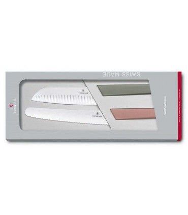 JUEGO DE CUCHILLOS "SWISS MODERN MULTICOLOR" VICTORINOX 6.9096.22G