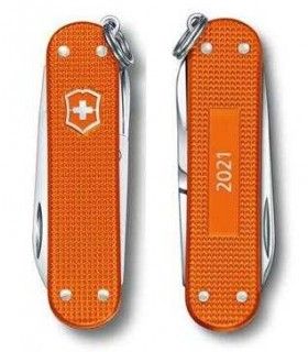 Navaja multiusos "CLASSIC ALOX TIGER ORANGE EDICIÓN LIMITADA 2021" VICTORINOX 06221.L21