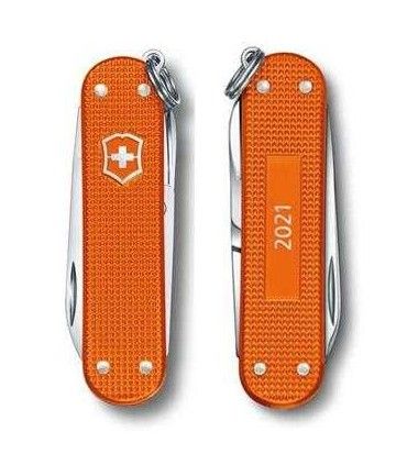 Navaja multiusos "CLASSIC ALOX TIGER ORANGE EDICIÓN LIMITADA 2021" VICTORINOX 06221.L21