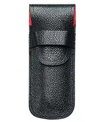 FUNDA DE CUERO NEGRO CON SOLAPA PARA NAVAJAS DE 84 MM VICTORINOX 4.0669