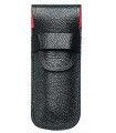 FUNDA DE CUERO NEGRO CON SOLAPA PARA NAVAJAS DE 84 MM VICTORINOX 4.0669