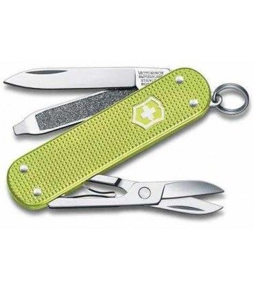 NAVAJA MULTIUSOS "CLASSIC SD ALOX LIME TWIST" VICTORINOX 06221.241G