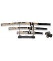 SET DE KATANAS SAMURAIS TOLE 10 IMPERIAL 32588