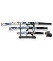 SET DE KATANAS SAMURAIS TOLE 10 IMPERIAL 32585