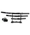 SET DE KATANAS SAMURAIS TOLE 10 IMPERIAL 32584