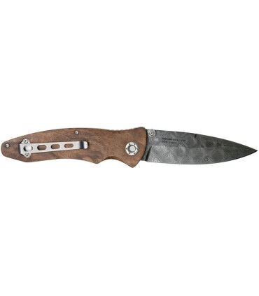 Navaja de lujo "BÖKER TIRPITZ DAMAST WOOD 42"