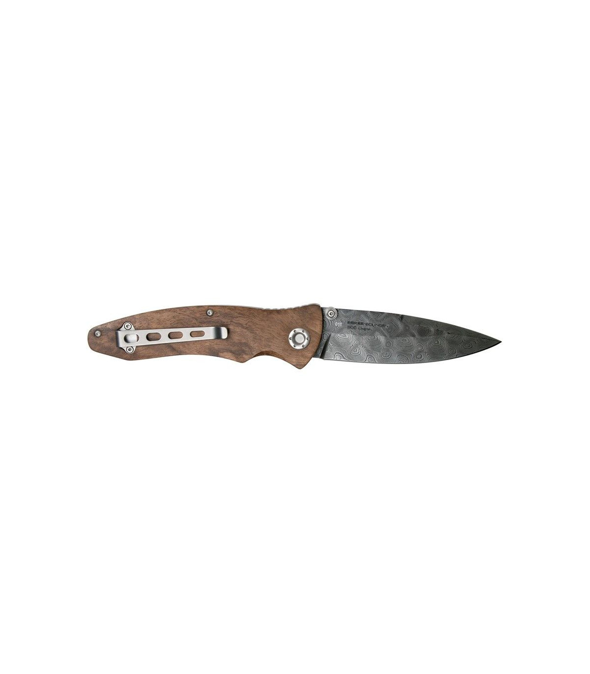 Navaja de lujo "BÖKER TIRPITZ DAMAST WOOD 42" por 734,00 €