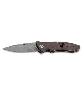 Navaja de lujo "BÖKER TIRPITZ DAMAST WOOD 42"