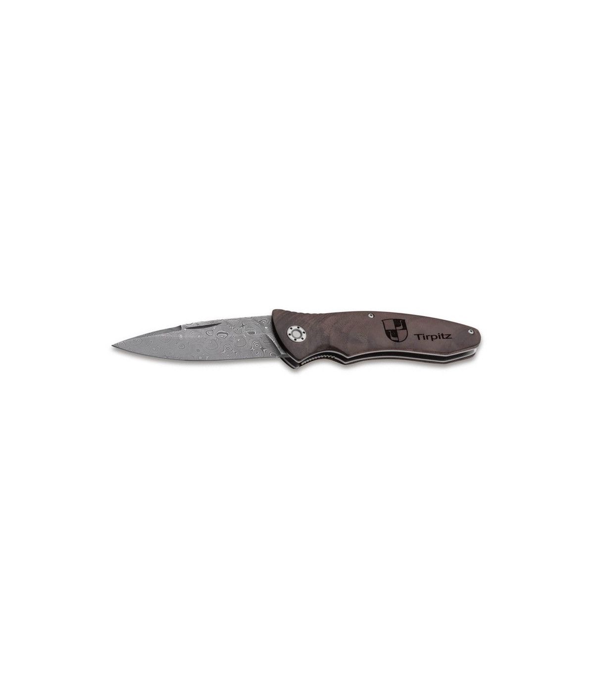 Navaja de lujo "BÖKER TIRPITZ DAMAST WOOD 42"
