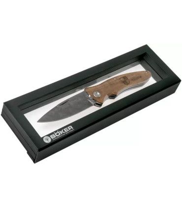 Navaja de lujo "BÖKER TIRPITZ DAMAST WOOD 42"
