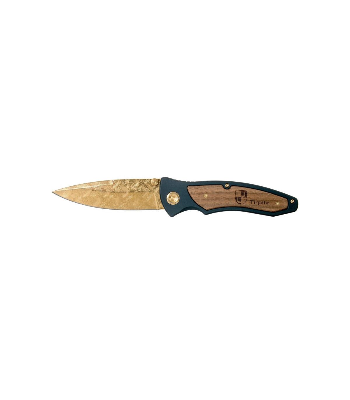 Navaja de lujo "BÖKER TIRPITZ DAMAST GOLD "