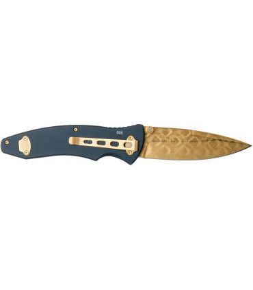 Navaja de lujo "BÖKER TIRPITZ DAMAST GOLD "