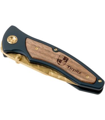 Navaja de lujo "BÖKER TIRPITZ DAMAST GOLD "