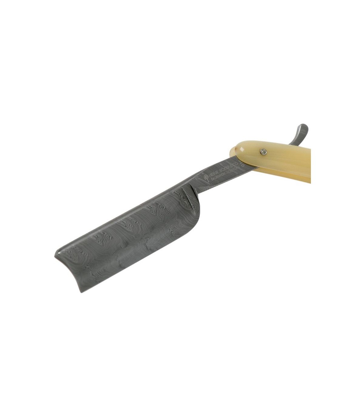Navaja de Barbero "BÖKER DAMAST HORN"