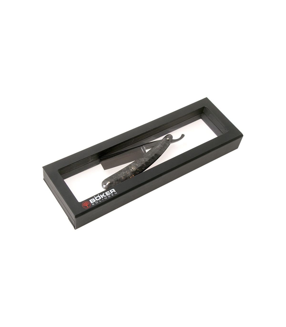 Navaja de Barbero "BÖKER BLACK AMBOINA"