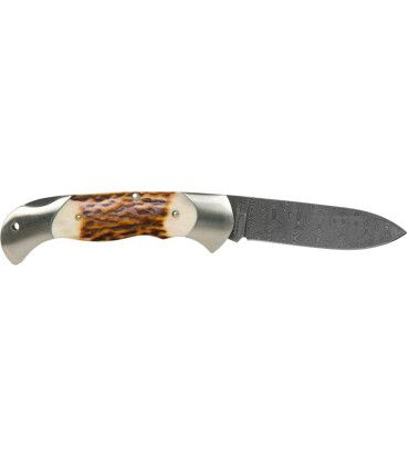 Navaja de LUJO "BÖKER SCOUT HIRSCHHORN DAMAST"