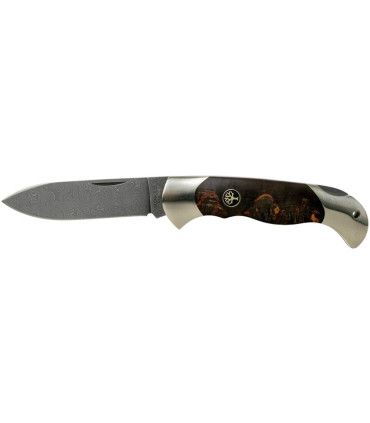 Navaja de LUJO "BÖKER SCOUT SPEARPOINT MASERBIRKE DAMAST"