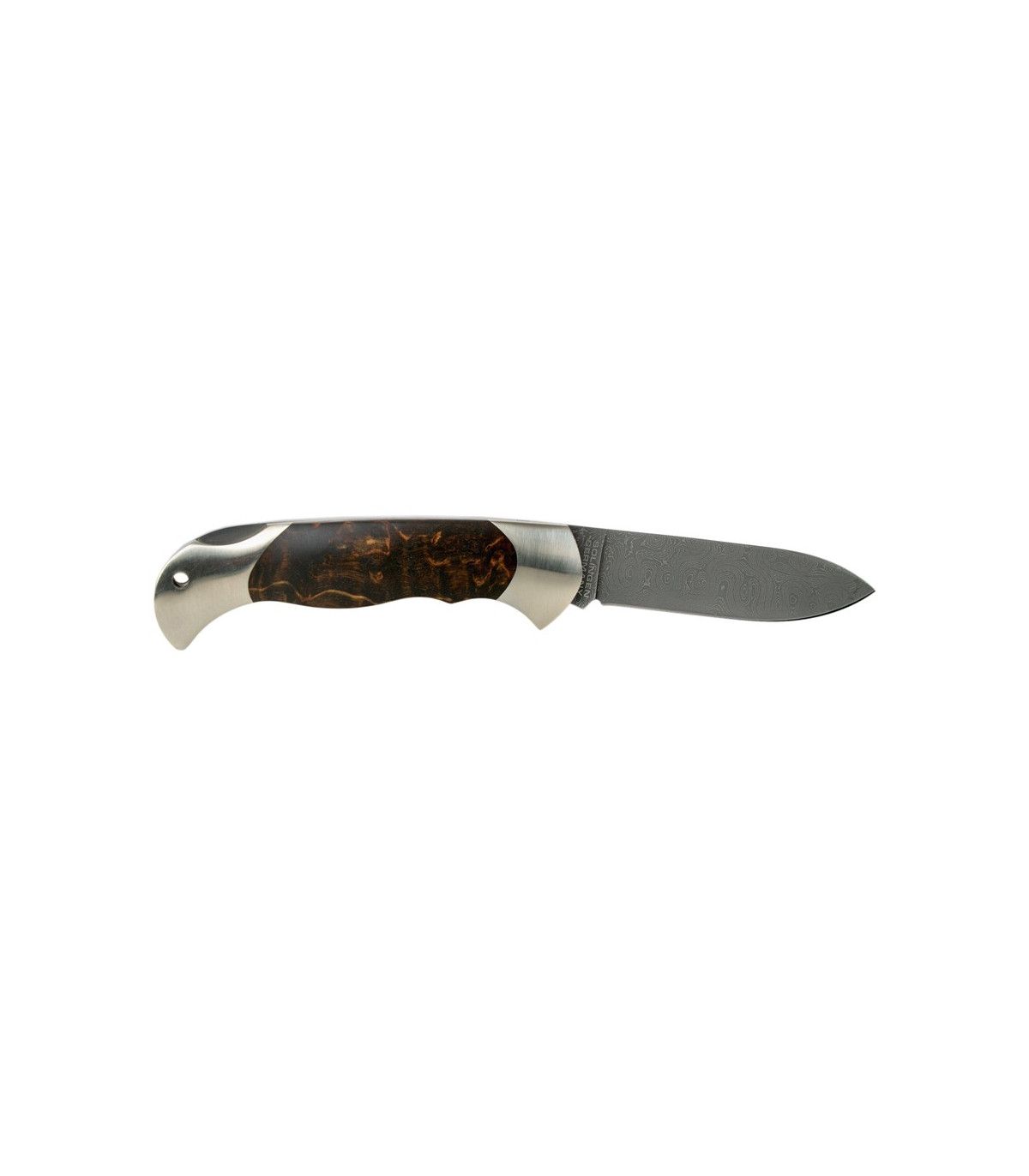 Navaja de LUJO "BÖKER SCOUT SPEARPOINT MASERBIRKE DAMAST"