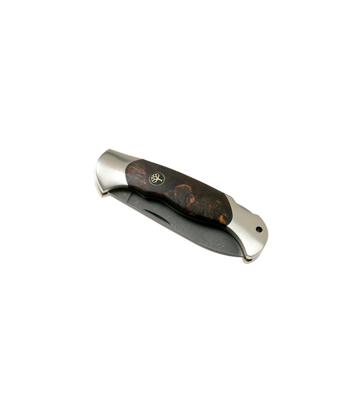 Navaja de LUJO "BÖKER SCOUT SPEARPOINT MASERBIRKE DAMAST"