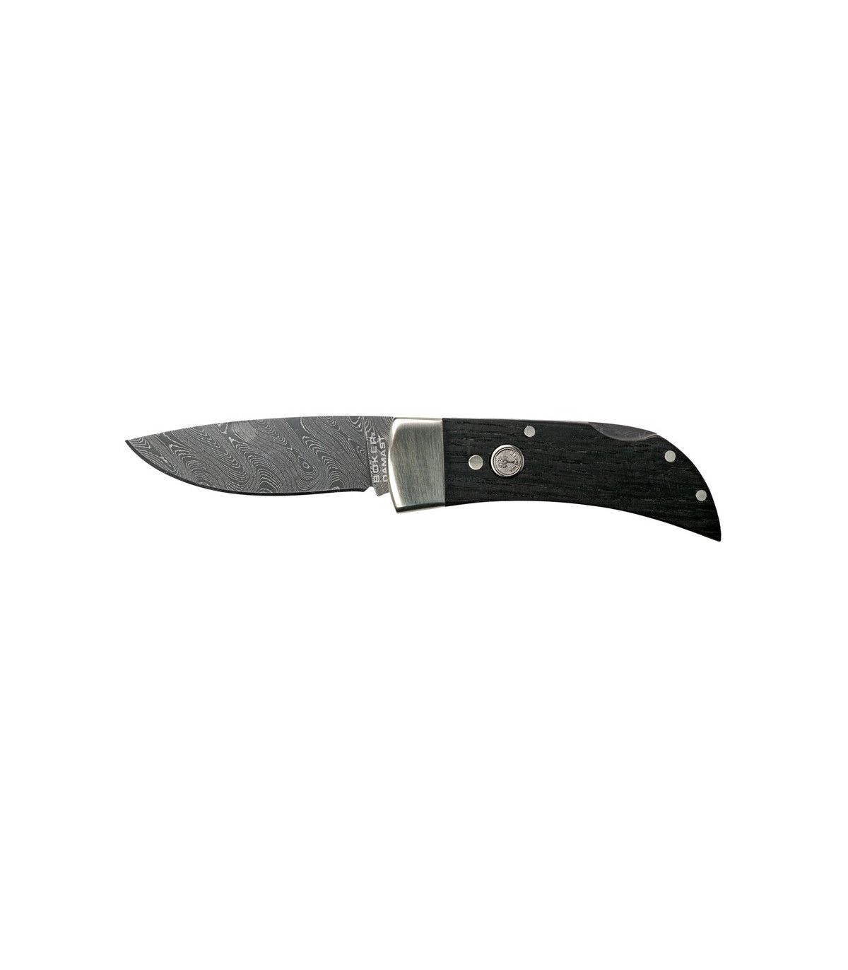 Navaja de LUJO "BÖKER POCKET MOOREICHE DAMAST"