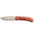 Navaja Campera de LUJO madera estabilizada roja J&V CDA 1416-MER-VG10
