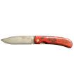 Navaja Campera de LUJO madera estabilizada roja J&V CDA 1416-MER-VG10