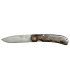 Navaja Campera de LUJO madera estabilizada gris J&V CDA 1416-MEG-VG10