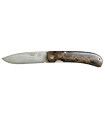 Navaja Campera de LUJO madera estabilizada gris J&V CDA 1416-MEG-VG10