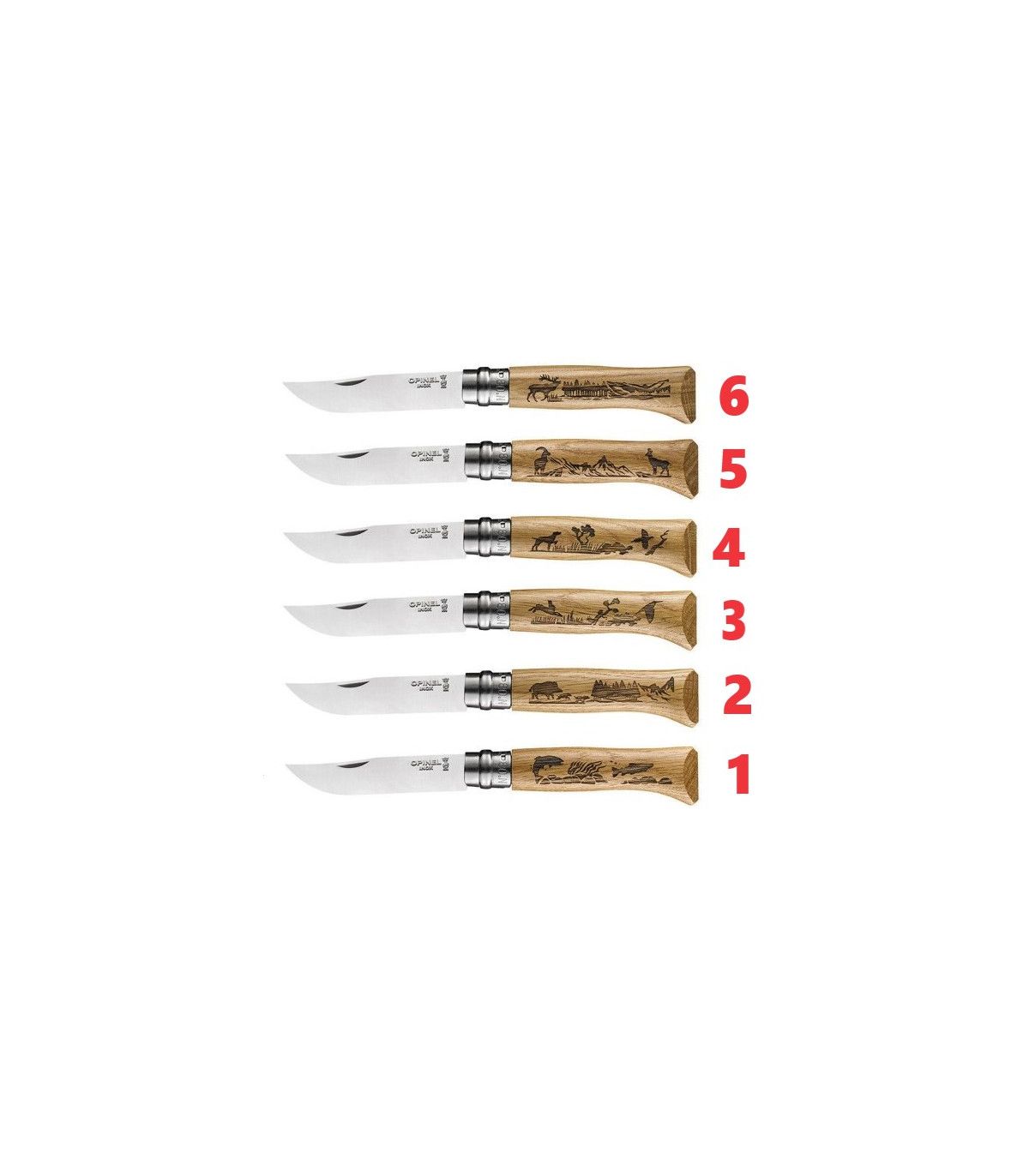 ESTUCHE COLECCION OPINEL INOX ANIMALIA 002343