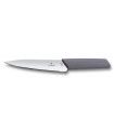 CUCHILLO PARA TRINCHAR "SWISS MODERN LILA LAVANDA" VICTORINOX 6.9016.1521B