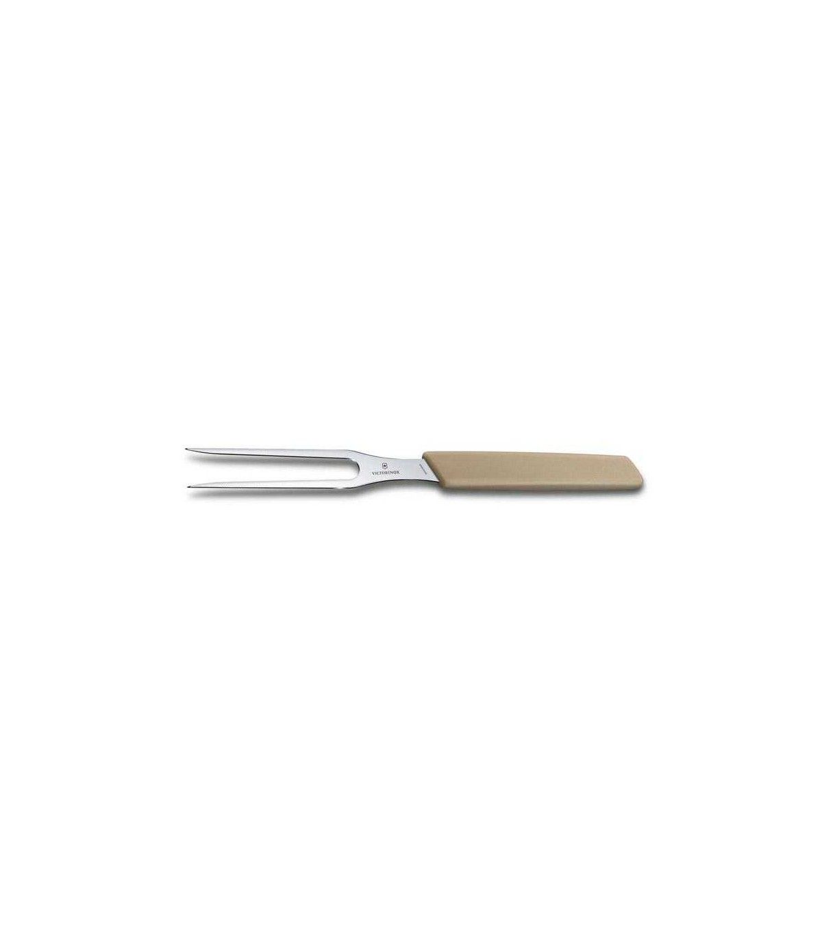 TENEDOR DE TRINCHAR " SWISS MODERN BEIGE ALMENDRA" VICTORINOX 6.9036.158B