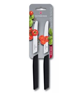 Juego de cuchillos de mesa serrado "SWISS MODERN" VICTORINOX 6.9003.11WB