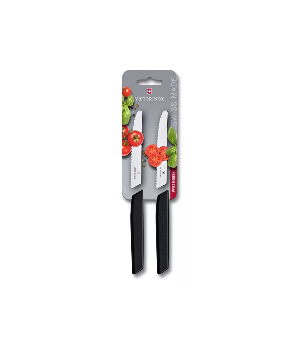 Juego de cuchillos de mesa serrado "SWISS MODERN" VICTORINOX 6.9003.11WB