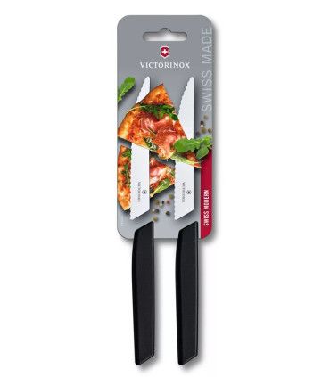 Juego de cuchillos de mesa serrado "SWISS MODERN" VICTORINOX 6.9003.12WB