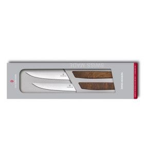 Juego de cuchillos de MESA "SWISS MODERN WOOD" VICTORINOX 6.9000.12WG